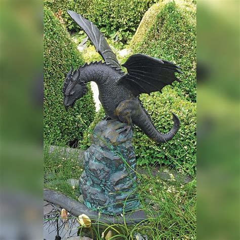 Outdoor Garden Dragon Water Fountain For Sale