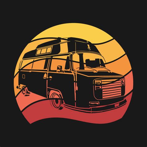 Retro Vanlife Vintage Camper Van Vanlife T Shirt