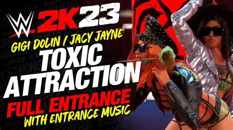 Wwe K Toxic Attraction Entrance Wwe K Gigi Dolin And Jacy Jayne