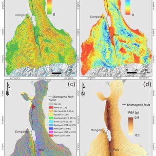 Map Showing The Mean Landslide Susceptibility Index LSI And Model