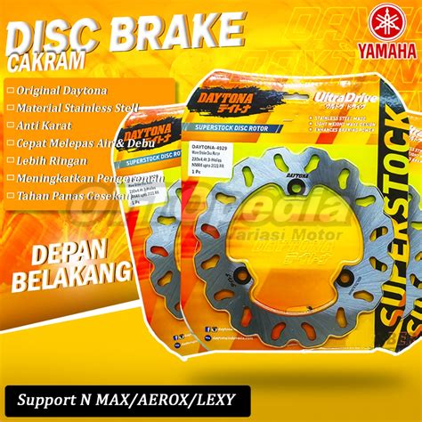 Jual Disc Piringan Cakram Daytona NMAX OLD New Aerox Lexi Set Depan