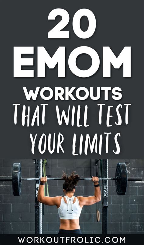 Best 20 Emom Workouts To Test Your Strength And Conditioning Artofit