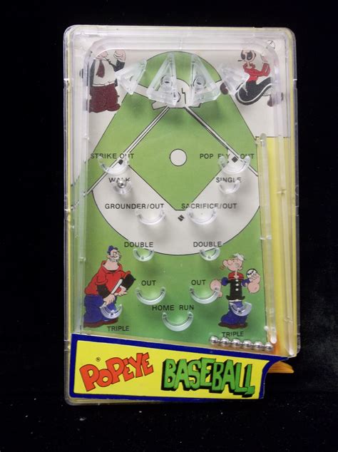 Lot Detail 1960s Popeye Baseball” Plastic Pin Ball Toy Made In