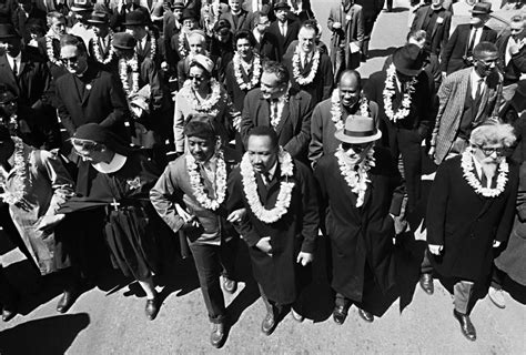 Martin Luther King Jr. begins the march from Selma to Montgomery ...