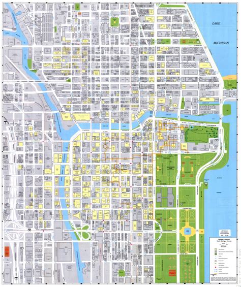 Printable Chicago Map Printable Free Templates