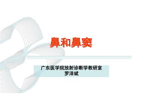 鼻和鼻窦ctword文档在线阅读与下载无忧文档