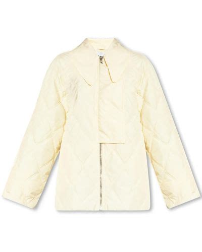 Natural Ganni Jackets For Women Lyst