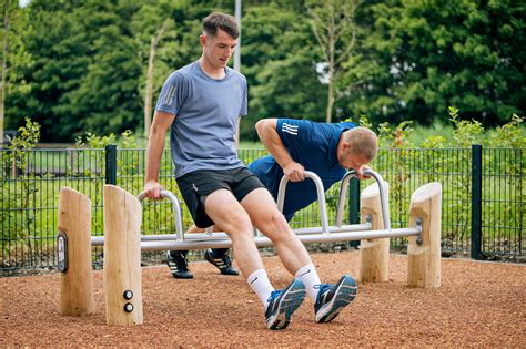 Kompan Outdoor Wooden Gym Equipment