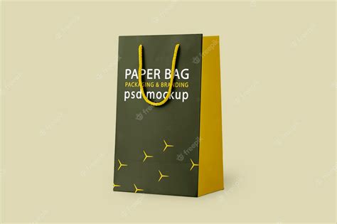 Premium Psd Paper Bag Mockup