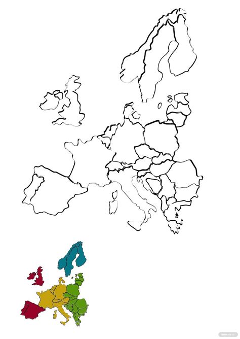 Europe Coloring Pages Kidsuki