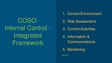 Coso Internal Control Integrated Framework