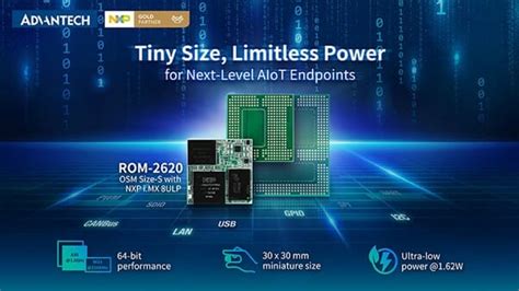 Advantech Unveils Rom Open Standard Module S Size With Nxp