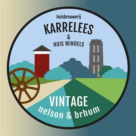 Vintage Nelson Brhum Huisbrouwerij Karrelees