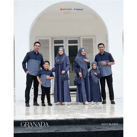 Jual SARIMBIT YASMEERA X EL RASHEED GRANADA NAVY BLAZER TERBARU 2024