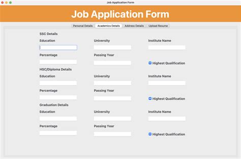 Github Harshalmargaj Job Application Form Build Job Application Form Using Tkinter Gui In Python