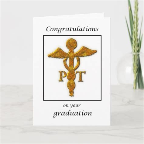 Physical Therapy Graduation Congratulations Card