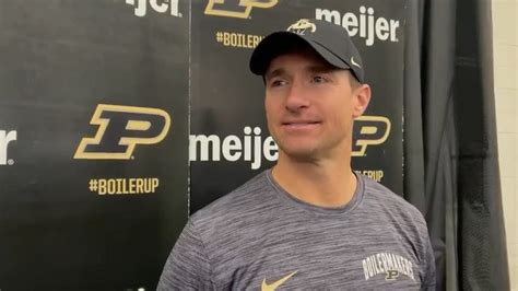 Drew Brees discusses his role with Purdue football coaching staff