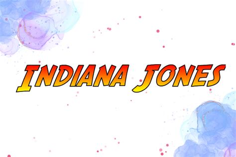 Indiana Jones Font Archives - Fonts Online Blog