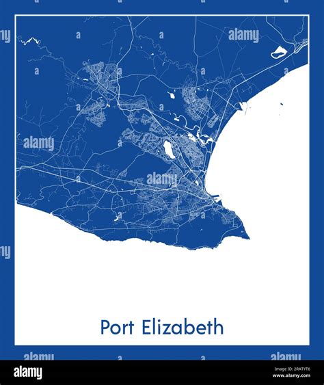 Port elizabeth map Stock Vector Images - Alamy