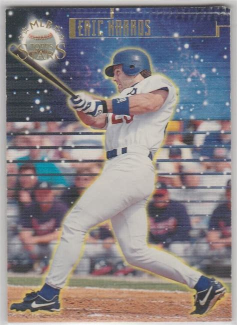 1998 Topps Stars Gold 119 Eric Karros Los Angeles Dodgers MISCUT 2299