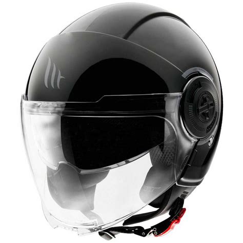 Mt Helmets Casco Jet Viale Sv Solid Negro Motardinn