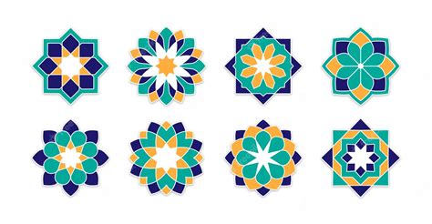 Premium Vector | Islamic geometric mandala ornament collections