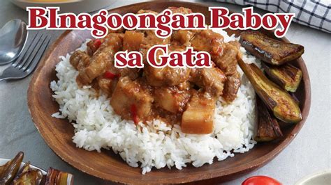 Binagoongan Baboy Sa Gata YouTube