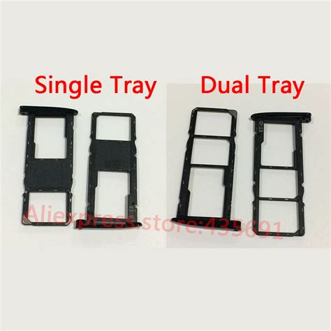 Original Dual Single Sim Card Tray Slot Socket With Micro Sd Holder For