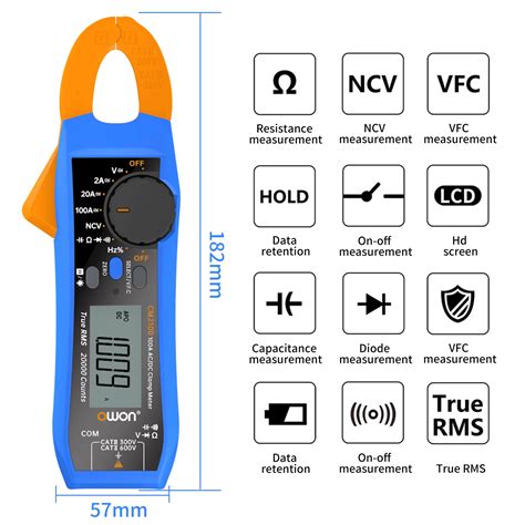 Reducere Owon Cm2100 Electric Digital Tester 100amp 600v Smart Ac Dc