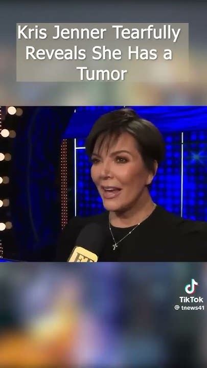 Kris Jenner Reveals She Has A Tumor Kardashians Youtube