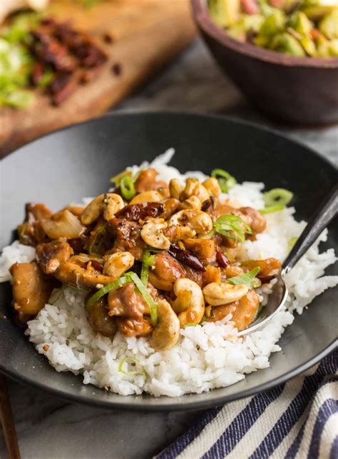 Spicy Cashew Chicken A Saucy Kitchen