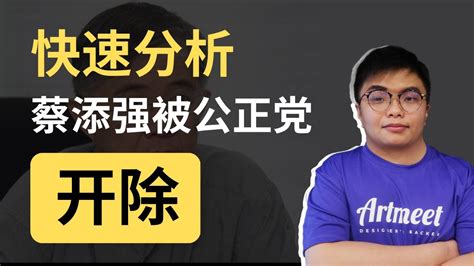 蔡添强被开除党籍！私自以独立人士身份上阵大选被开除，蔡添强冤吗？ 韭零后 90stalkshow Youtube