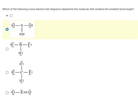 Solved Which Of The Following Lewis Electron Dot Diagrams Chegg