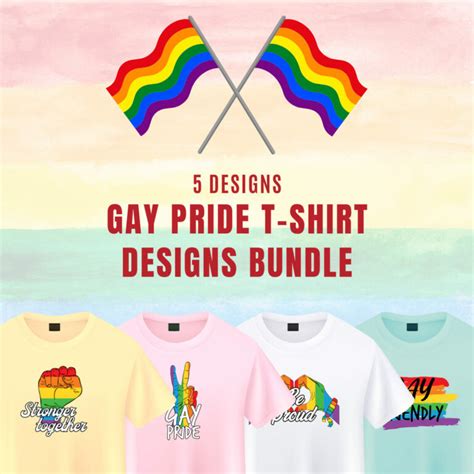 Gay Pride T Shirt Designs Bundle Masterbundles