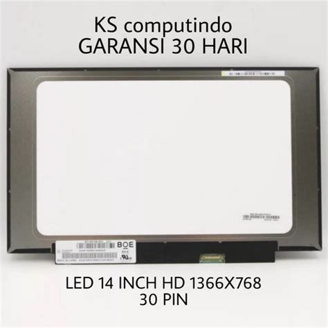 Jual Led Lcd Laptop Inch Slim Pin Small Frame Tanpa Kuping