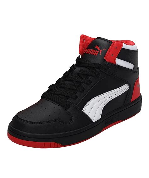 Buy Puma Unisex Adult Rebound Layup Sl Black White High Risk Red