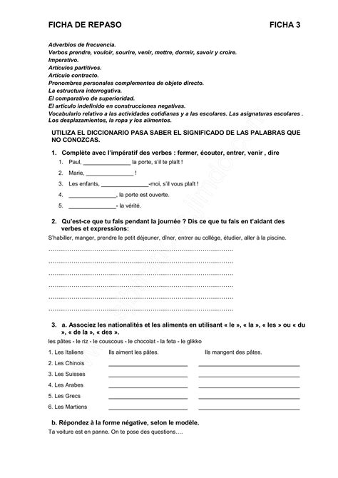 Ficha De Repaso Pdf