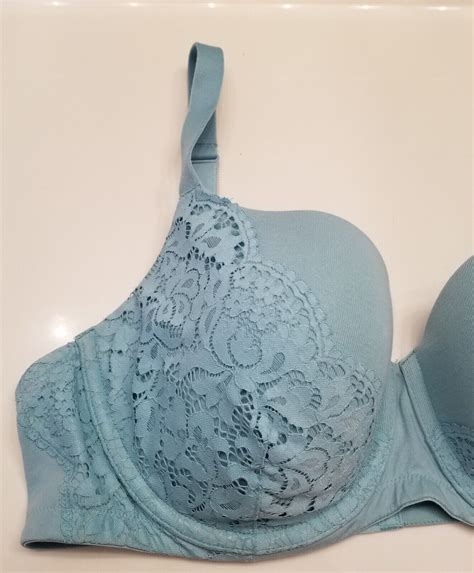 Ambrielle Bra Size 40d Full Figure Lace Sides Plunge Underwire Sexy Ebay