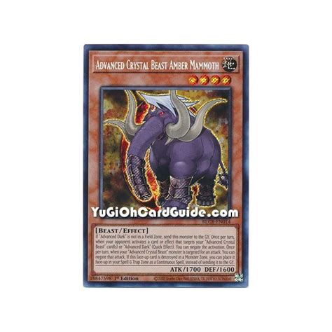 Advanced Crystal Beast Amber Mammoth Secret Rare