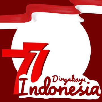 Hut Ri 77 PNG Picture, Twibbon Hut Ri 77, Twibbon Hut Ri Ke 77, Ucapan ...
