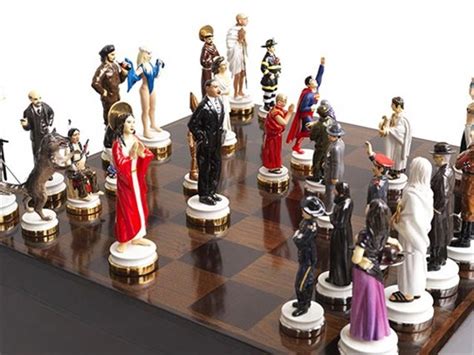 Good Vs Evil Chess Set By Maurizio Cattelan On Artnet