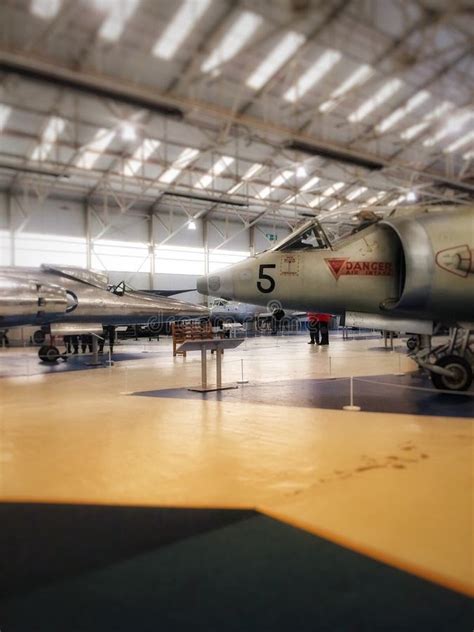 Fighter Jets in a Aviation Museum Editorial Photography - Image of ...