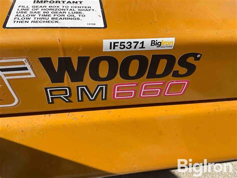 Woods Rm660 Finishing Mower Bigiron Auctions