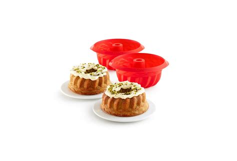 Lekue Mini Savarin Baking Mould 15cm Set Of 2 Red Walmart Canada