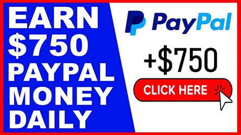 How To Earn 750 Paypal Money Daily In 2020 Proof Earn Paypal Money