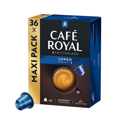 Café Royal Lungo 36 Kapseln für Nespresso für 8 99