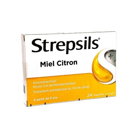 Strepsils Miel Citron Pastilles Sucer