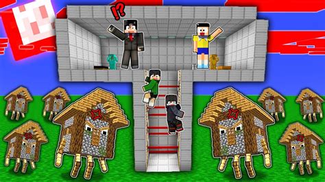 Evil House Vs Safest Security Tower Minecraft Tagalog Minecraft