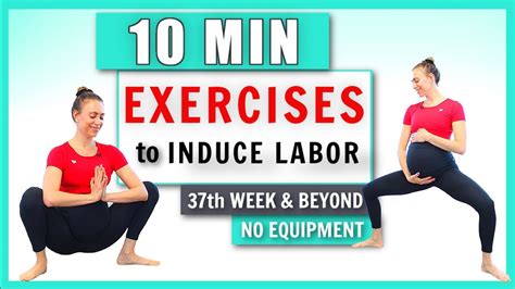 10 Min Exercises To Induce Labor Naturally At Home I How To Help Labor