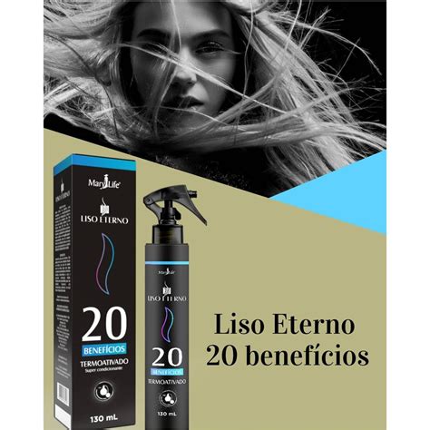 Finalizador Liso Eterno 130ml Termo Ativado Mary Life Promoção Shopee